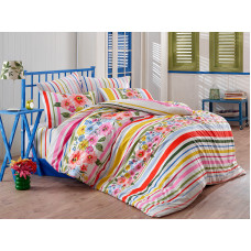 Постельное белье Majoli Carolin v1 Фуксия 200x220
