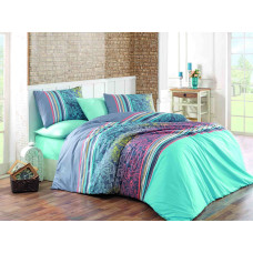 Комплект постельного белья Majoli Rasti Turkuaz
