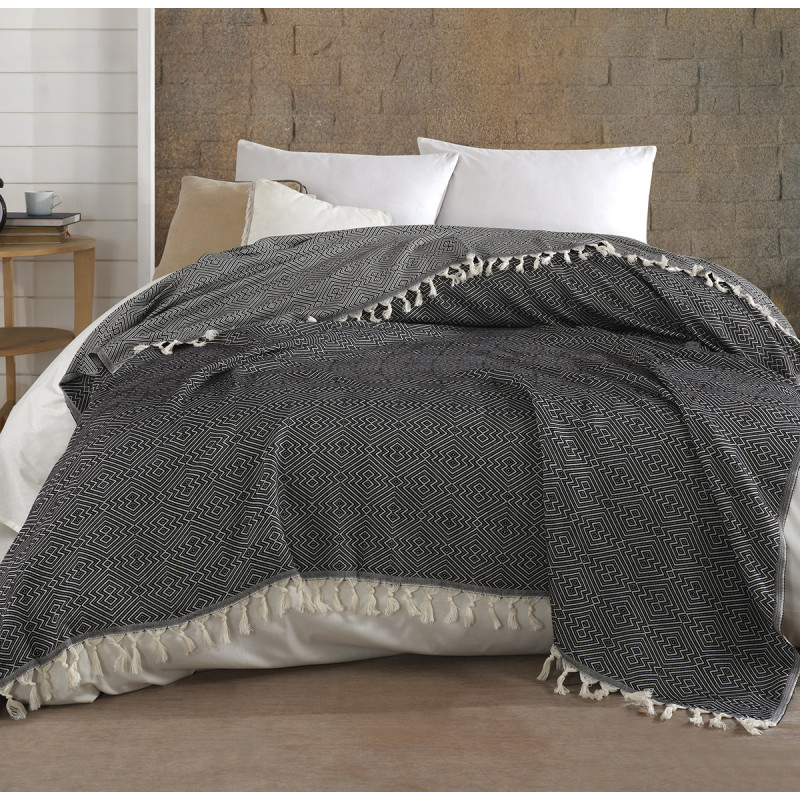 Плед Diva Summer Black 205*200
