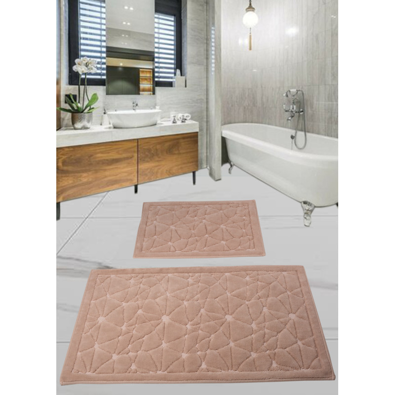 Набор ковриков для ванной комнаты Diva  Camparcasi Cappuccino 60*100+50*60
