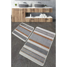 Набор ковриков для ванной комнаты Chilai Home BENVER 60*100+50*60

