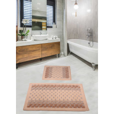 Набор ковриков для ванной комнаты Diva Kareli Red 60*100+50*60
