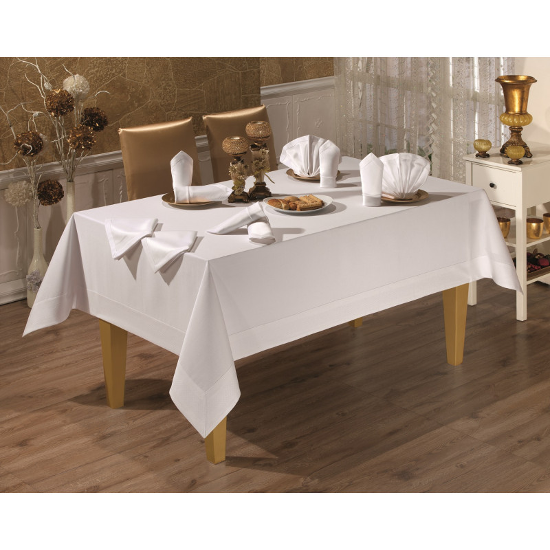 Скатерть Tabe Honey Collection Белая
