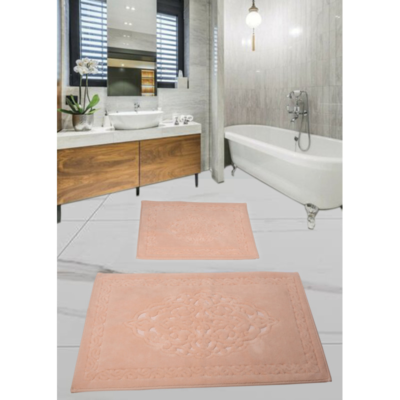 Набор ковриков для ванной комнаты Diva Liza Peach 60*100+50*60
