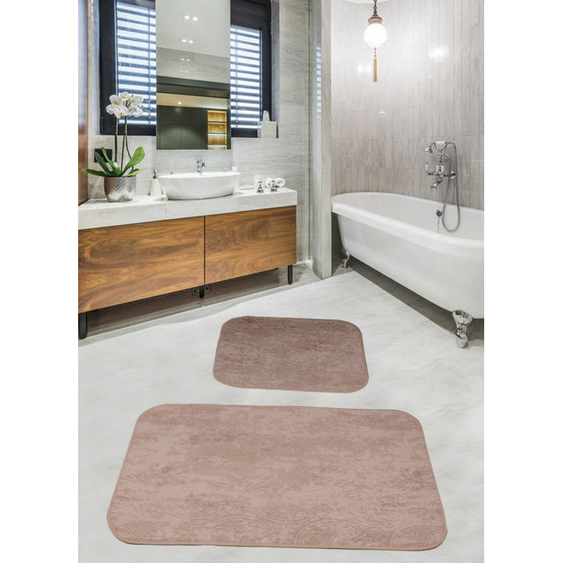 Набор ковриков для ванной комнаты Diva Gold Cappuccino   60*100+50*60