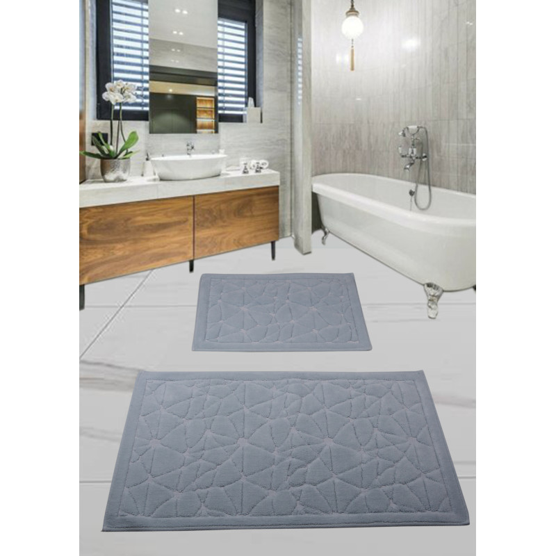 Набор ковриков для ванной комнаты Diva Camparcasi L Blue 60*100+50*60
