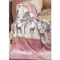 Плед Diva Geyik Pink 150x220