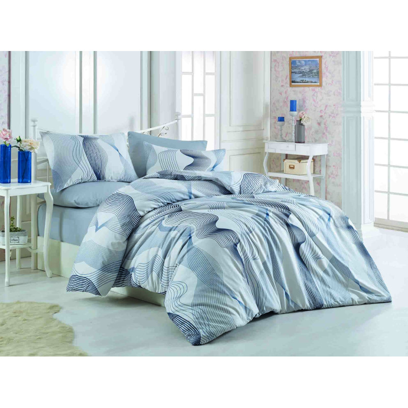 Постельный комплект Majoli Zeus Mavi
