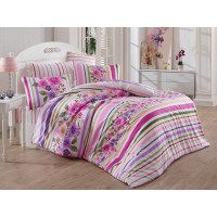 Постельное белье Majoli Carolin v2 Lila 200x220
