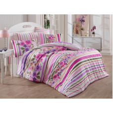 Постельное белье Majoli Carolin v2 Lila 200x220
