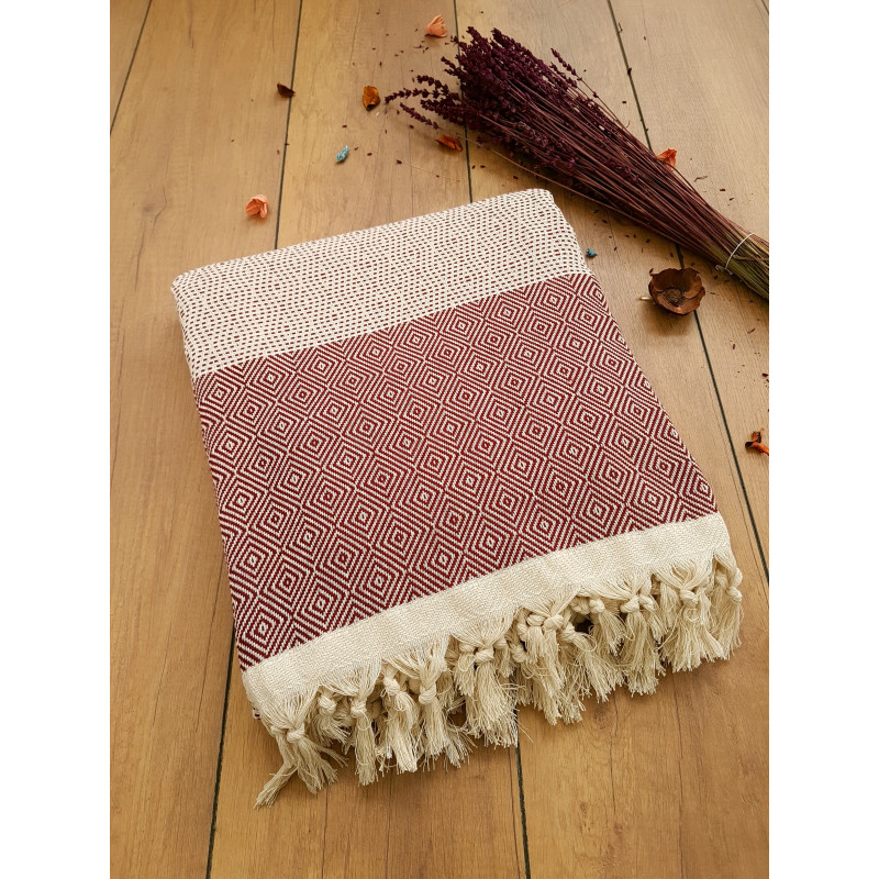 Плед Diva Monika Красный 205*200
