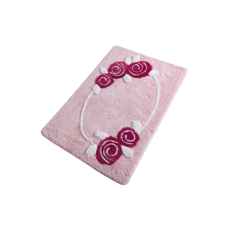 Коврик для ванной Chilai Home Rosalin Фуксия 60*100
