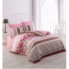 Постельное белье Majoli Laviva v2 Pembe 200x220
