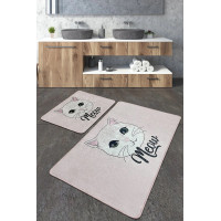 Набір килимків для ванної кімнати Chilai Home   Miya  60*100+50*60