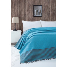 Плед Diva Dreams Голубой 205*200
