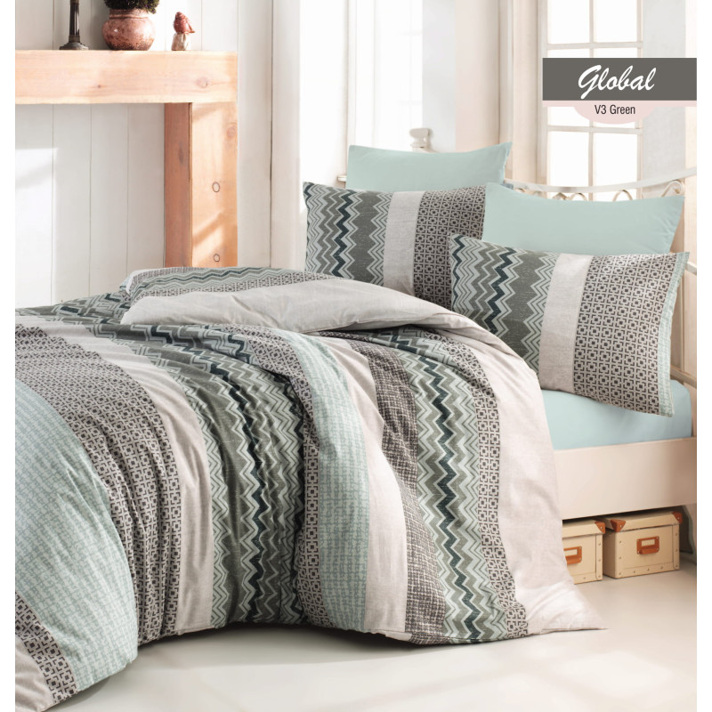 Комплект постельного белья Majoli Global Yesil 