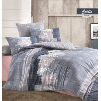 Комплект постельного белья Majoli Callis v1 Blue 200x220