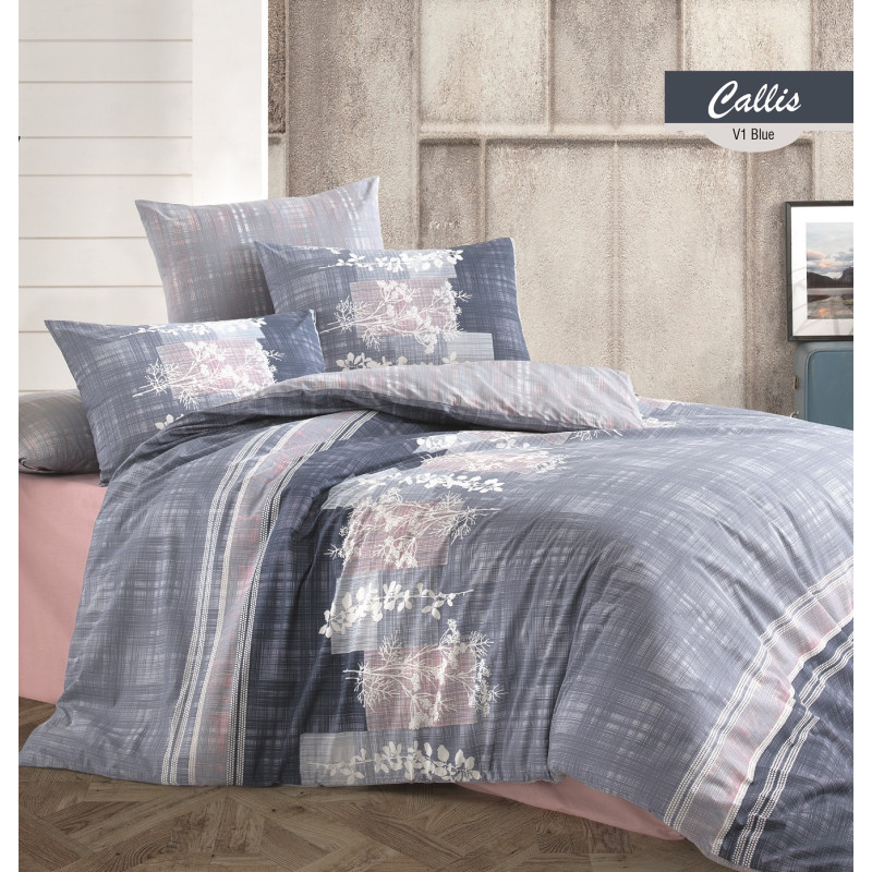 Комплект постельного белья Majoli Callis v1 Blue 200x220