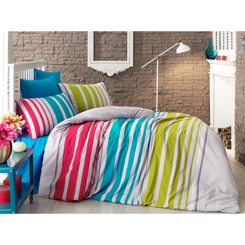 Постельный комплект Majoli Milly Blue
