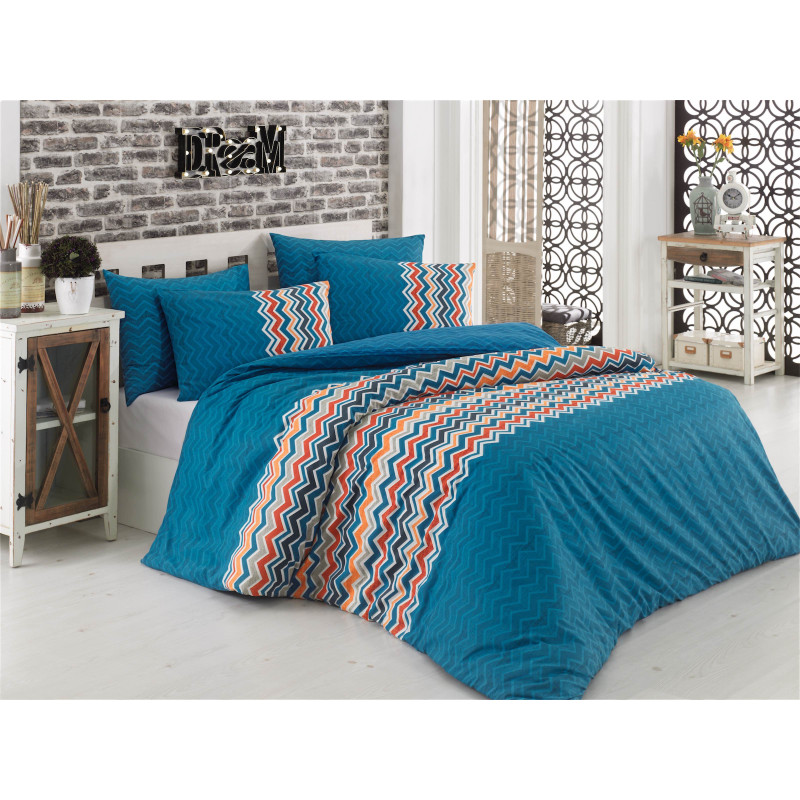 Комплект постельного белья Majoli Essentiel Blue