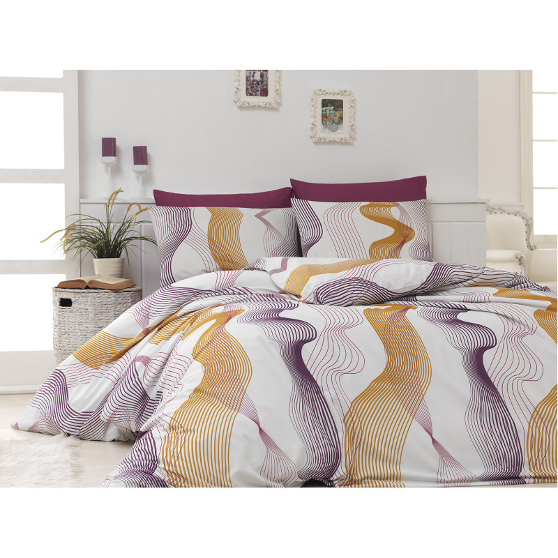 Постельный комплект Majoli Zeus Orange 200x220
