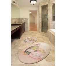 Набор ковриков для ванной Chilai Home VIOLETA OVAL DJT 60x100+50x60
