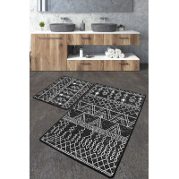 Набор ковриков для ванной Chilai Home STRAORDINARIO BEJ BANYO HALISI DJT 60x100+50x60

