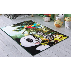 Коврик в детскую комнату Конфетти Селфи Зелёный Зелёный 100x150
