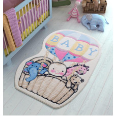 Коврик в детскую комнату Конфетти Воздушные шары Синий
