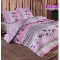 Комплект постельного белья Majoli Софья v2 Лаванда
