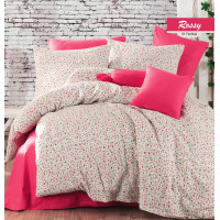 Комплект постельного белья Majoli Rossy v1 Фуксия 200x220
