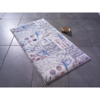 Коврик для ванной Confetti Artichoke flower белый 50*57
