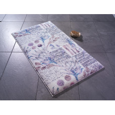 Коврик для ванной Confetti Artichoke flower белый 50*57
