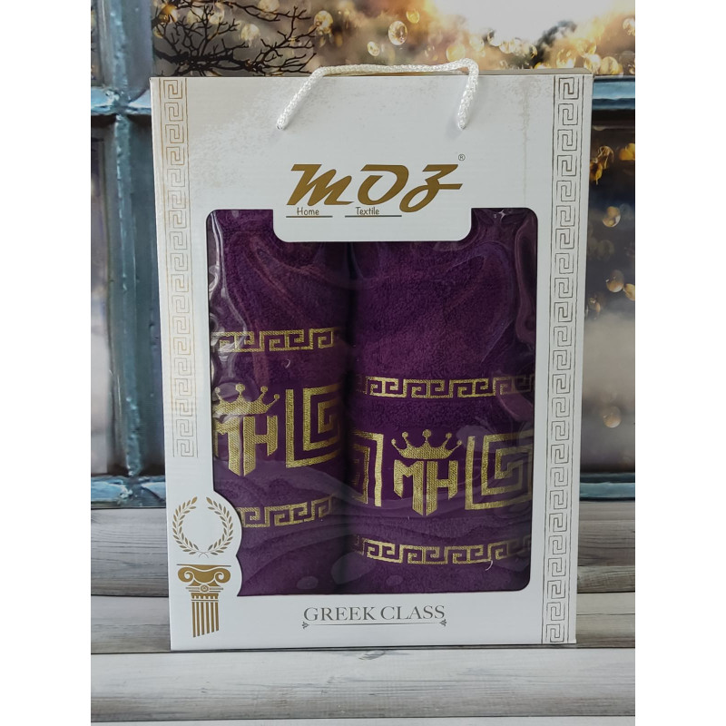 Moz versace mor 2в1подарунковий набір рушників. (69941)
