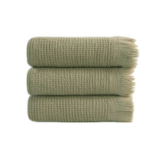 Набір рушників Lotus Home - Rius olive оливковий 30*50 (3 од.)