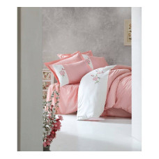 Bed Linen Set Cotton Box 3D Brode Sante Pudra