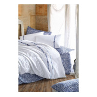 Bed Linen Set Cotton Box Majestic Delmor Lacivert