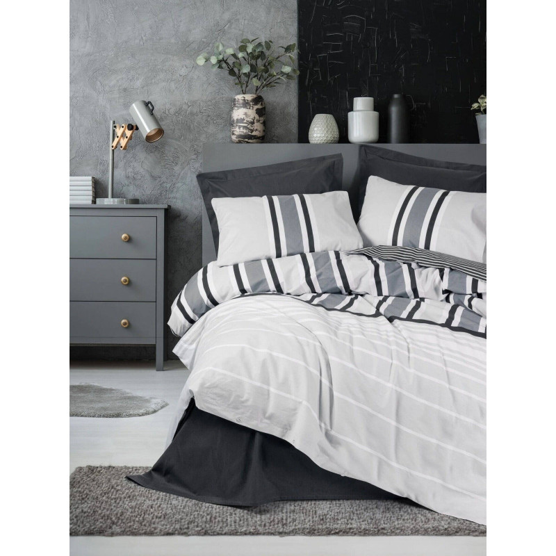 Cotton Box Nobil Nobby Antrazit Bed Linen Set - Style, Comfort and Quality

Specifications:
- Material: 100% cotton
- Sizes: pillow 70x70 cm, sheet 200x220 cm, duvet cover 200x220 cm
- Colors: anthracite
- Care: machine washing,