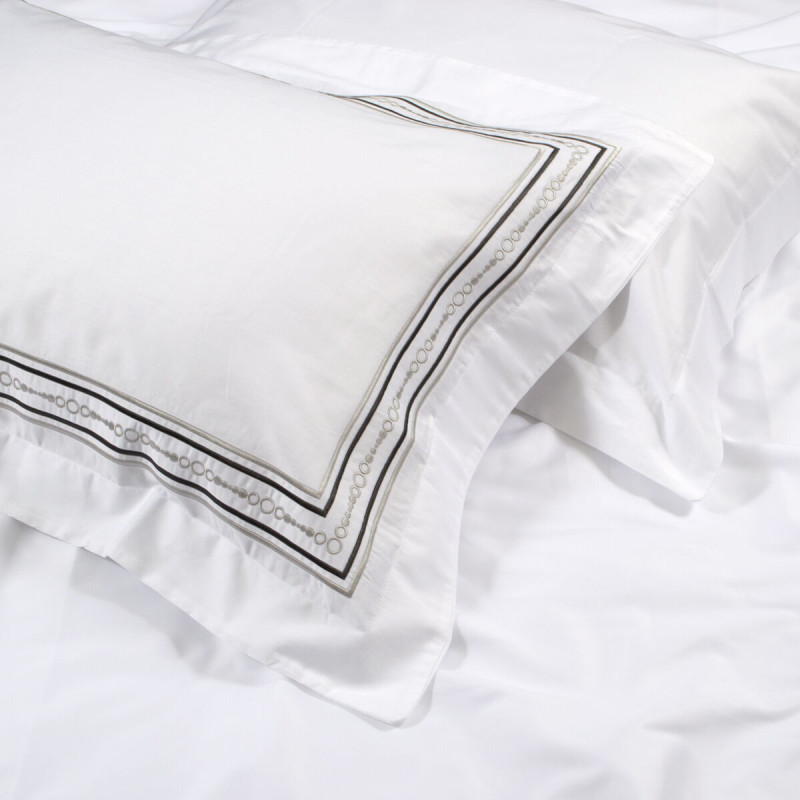 Постільна білизна MieCasa сатин - Soho antrasit-gri антрацит-сірий євро