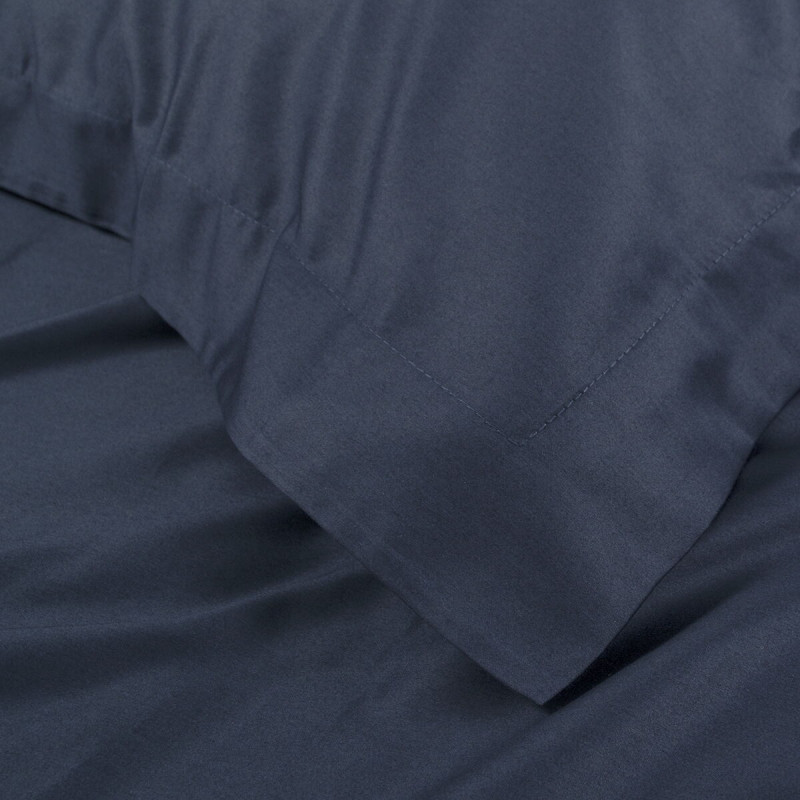 Постільна білизна MieCasa сатин - Circle lacivert-bej синій-бежевий євро