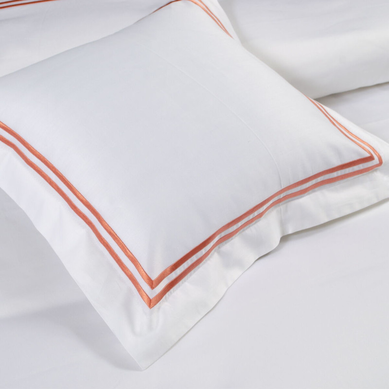 Постільна білизна MieCasa сатин - Milano mercan кораловий євро