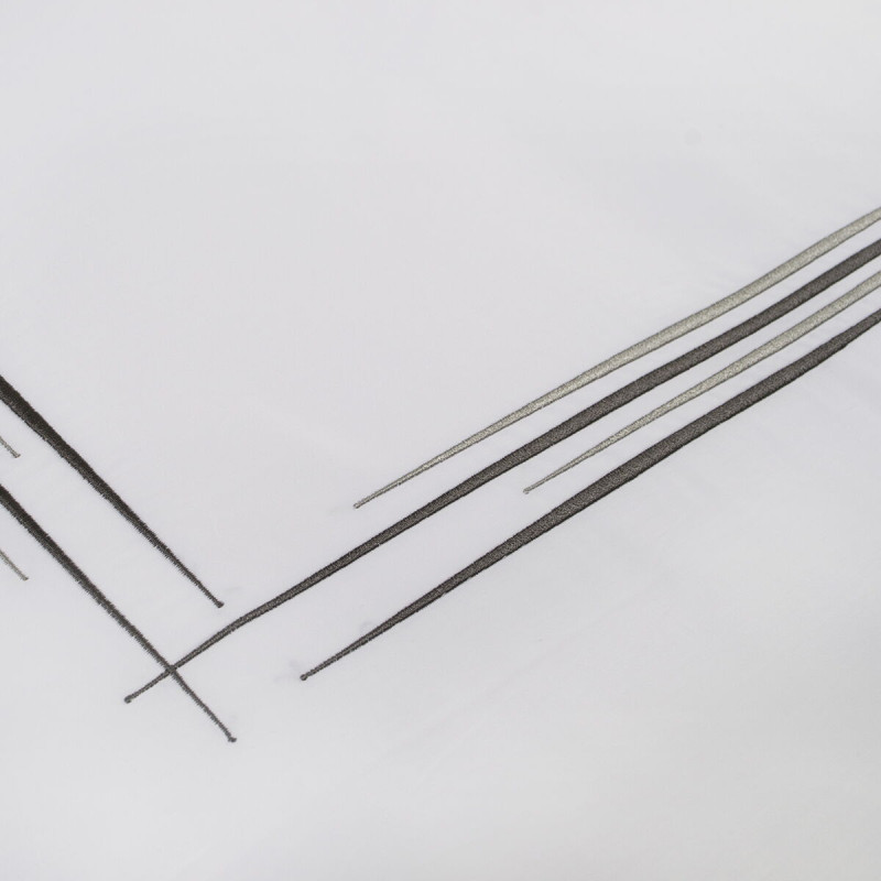 Постільна білизна MieCasa сатин - Beverly antrasit-gri антрацит-сірий євро