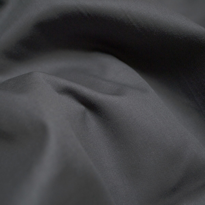 Простирадло з наволочками сатин premium Lotus Home - Leona антрацит 240*260