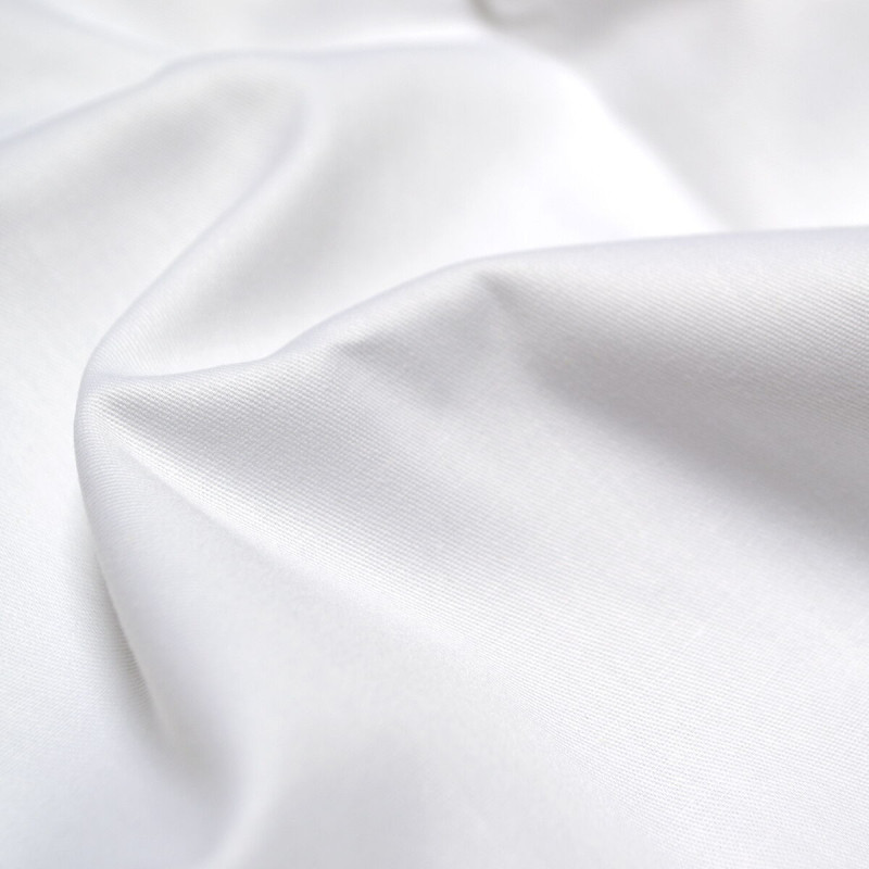 Простирадло з наволочками сатин premium Lotus Home - Leona білий 240*260