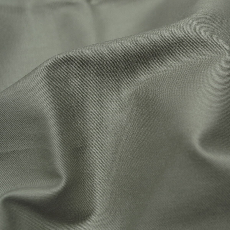 Простирадло на резинці з наволочками сатин premium Lotus Home - Leona хакі 160*200+50*70 (2)