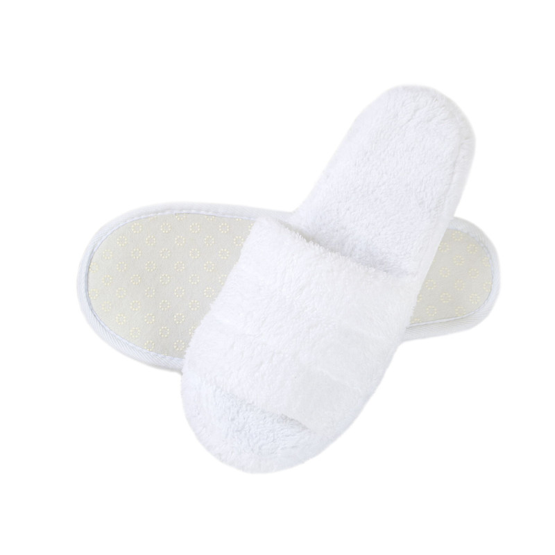 Капці махрові Lotus Home - Basic Soft white