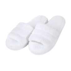 Капці махрові Lotus Home - Basic Soft white