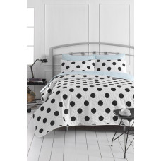 Покривало стьобане з наволочкою Eponj Home - Mixpuan a.mavi блакитний 160*220