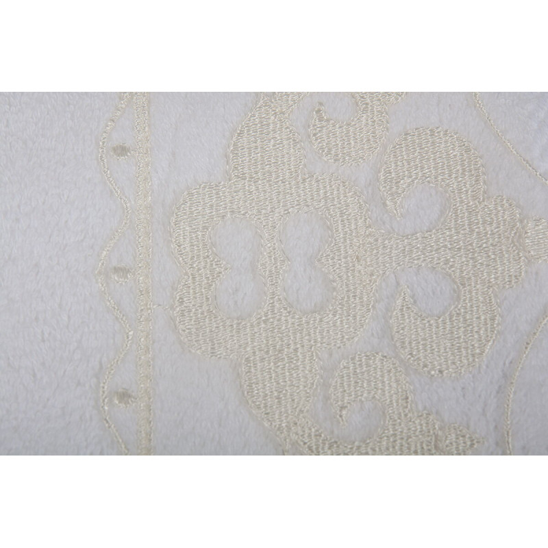 Рушник бамбуковий Maxstyle - Damask білий 50*90