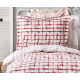 Постільна білизна Karaca Home - Malavi somon лососевий ранфорс підлітковий